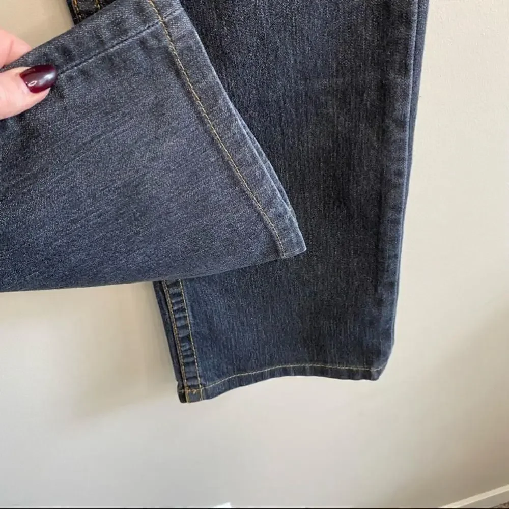 True Religion Ricky Straight - Dark/Black Denim - 32/30 COI Mexico